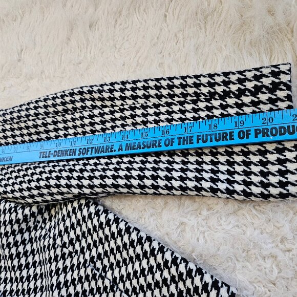 AK Anne Klein Women's Houndstooth Jacket Coat 3 side Buttons Size: 6 - Picture 5 of 9